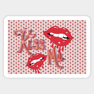 Kiss me Sticker